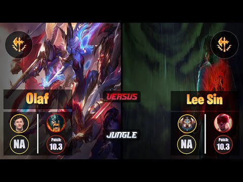 Svenskeren OLAF (Jungle) [Conqueror] VS LEE SIN - Challenger NA Patch 10.3