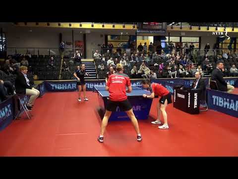 NK 2018 Dames dubbel: Timina/Helle - Cohen/Oeij