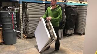 6 Foot Folding Table - How To Setup
