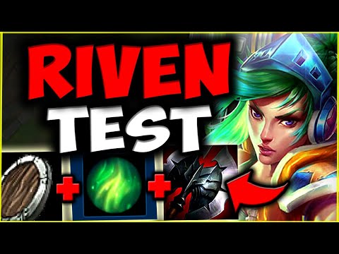 TESTING RIVEN *OP* LANE BUILD IN PATCH 10.15+ (SW+Dshield) - League of Legends