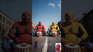 fatty Marvel and DC heroes 😱 and his clone playing tabla #avengers #shorts #marvel