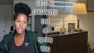 GETTING ORGANIZED | END OF SPRING VLOG |