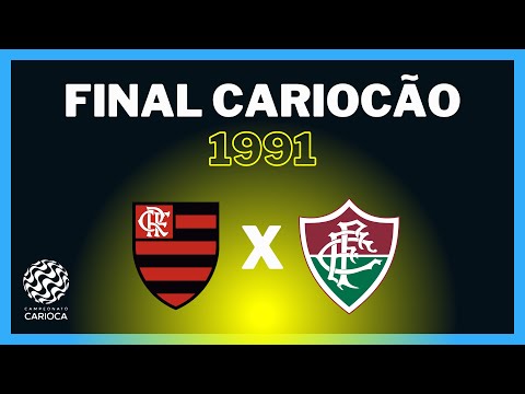 FINAL CARIOCA 1991 - FLAMENGO x FLUMINENSE - MELHORES MOMENTOS