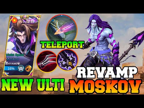 Moskov Revamp Gameplay MLBB ! Mobile Legends Moskov Best Build 2023 Top 1 Global Revamped Moskov