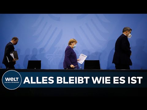 CORONA in DEUTSCHLAND: Teil-Lockdown wird bis 10. Januar ausgeweitet