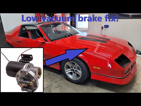How to install a brake booster vacuum pump!
