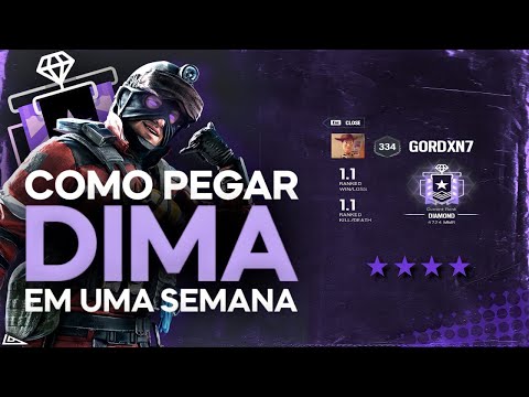PEGUEI DIAMANTE EM UMA SEMANA [ R6 PC ] Gui Gordon