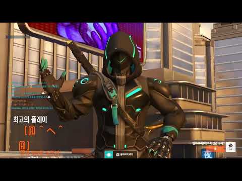 Overwatch 2 Korean Genji God WATER Showing His Genji Gameplay Skills