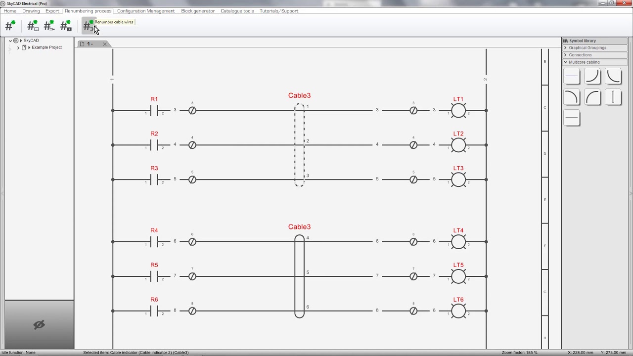 SkyCAD - Advanced Multicore Cabling