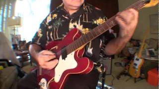 Video thumbnail for 1968 Mosrite Celebrity Guitar - Cycle Progressions in G   - 1 - 5 - 2012 by Stichfam