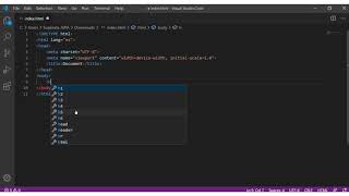 1- Crear una página Web con Visual Studio Code