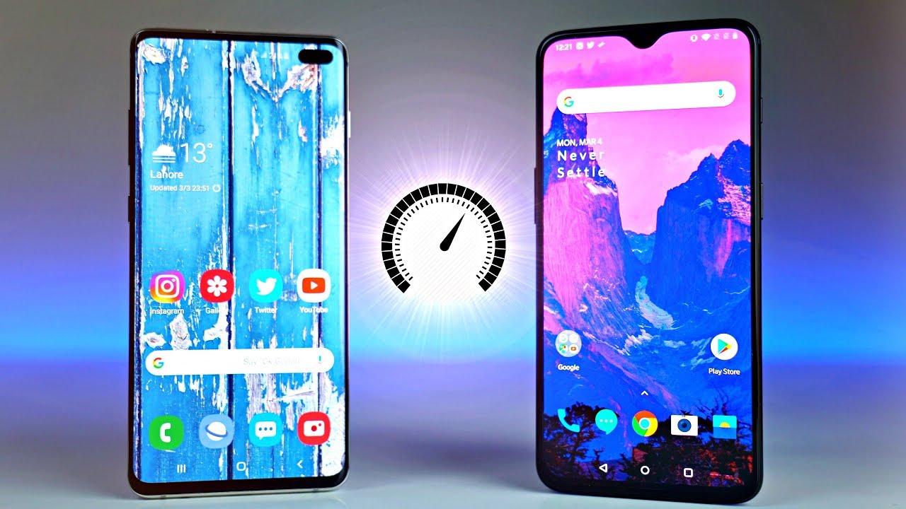 Samsung Galaxy S10 Plus vs OnePlus 6T - Speed Test!