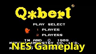 Q*bert NES Gameplay The No Swear Gamer