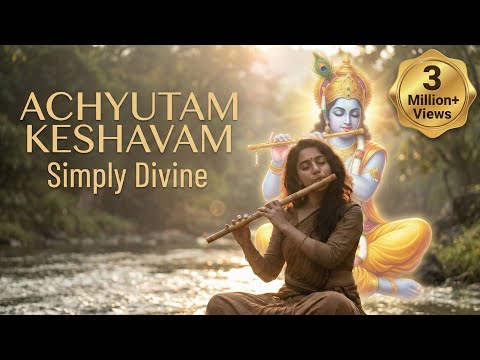 Achyutam Keshavam | Beautiful Krishna Bhajan for Inner Peace