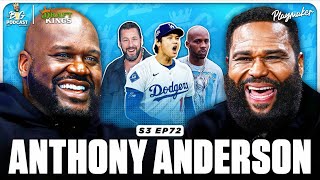 Anthony Anderson Had Shaq In TEARS, Talks Shohei & Luka + How He Got Roles In Adam Sandler’s Movies