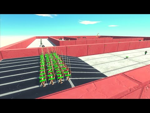 Impossible Maze - 50x Spartan Warrior ARBS | Animal Revolt Battle Simulator