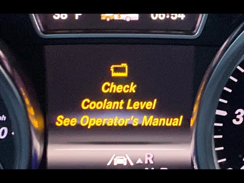 How to Add the Proper Coolant to Your Mercedes ML350 or GLE350 (2012 - 2018) - "Check Coolant Level"