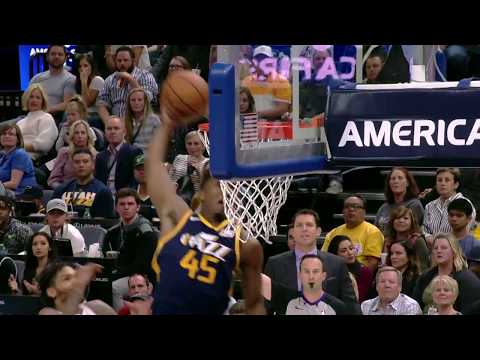 Donovan Mitchell's Major Putback Hammer! | Oct. 28, 2017
