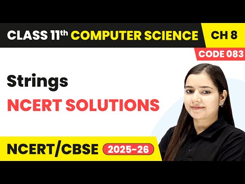 Class 11 Computer Science Book Overview Course Code 083 NCERT CBSE 2025 26