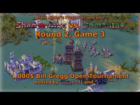 Bill Gregg Open Tournament, R2 - Shadowfaxx vs. Domantas, Game 3 - Age of Mythology: The Titans