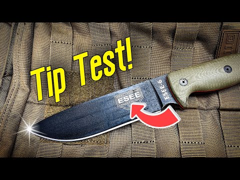 ESEE 6 Knife Tip Stress Test: Will It Snap or Survive?