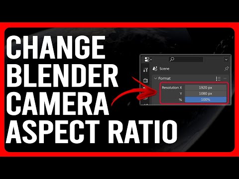 How To Change Blender Camera Aspect Ratio (How To Set Up/Resize/Adjust Blender Camera Aspect Ratio)