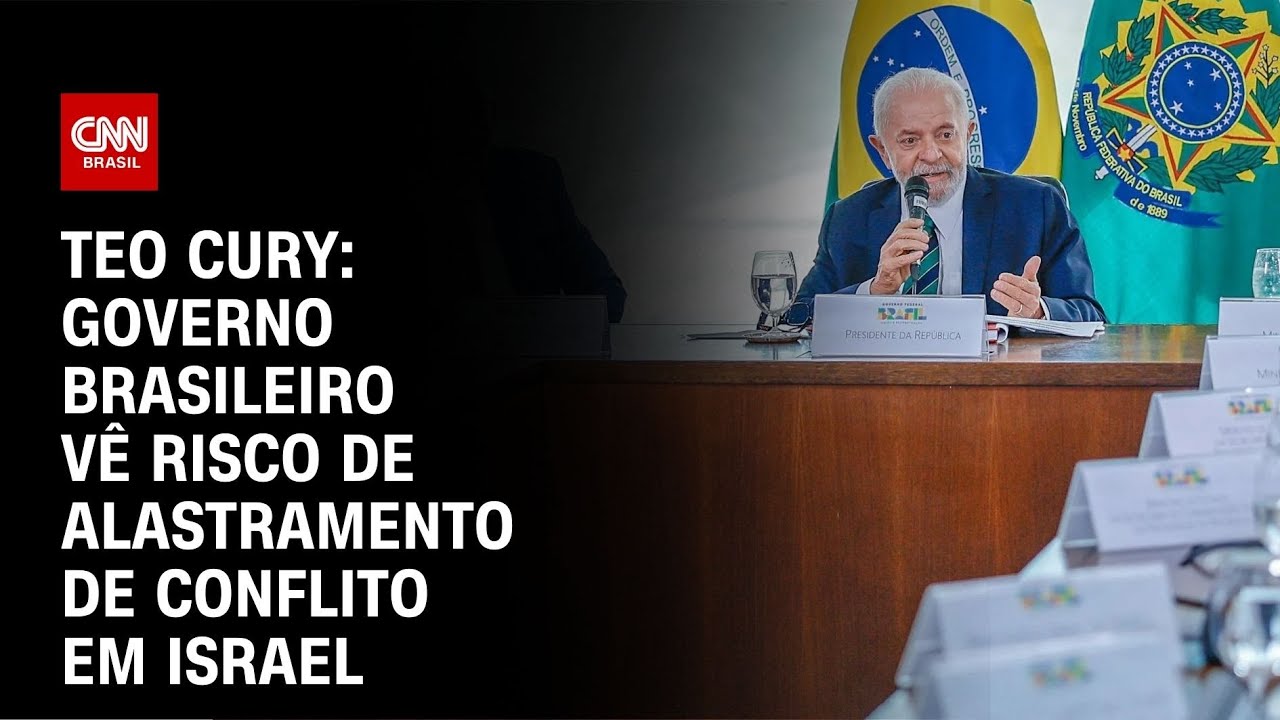 Teo Cury: Governo brasileiro vê risco de alastramento de conflito em Israel | CNN NOVO DIA