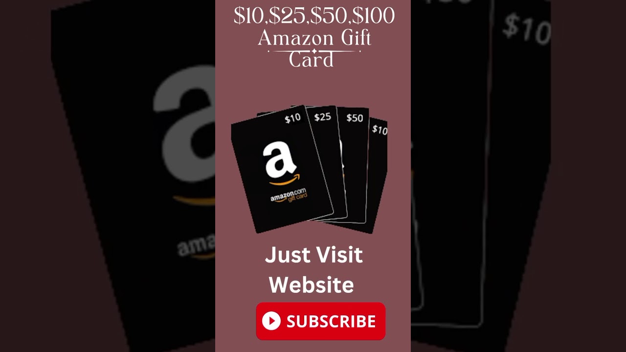 $10,$25,$50,$100 Amazon Gift Card. #amazongiftcard  #amazongifts #walmartgiftcard #amazongiftcard