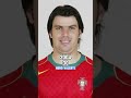PORTUGAL AT EURO 2004 THEN AND NOW Ronaldo Euro Portugal Shorts