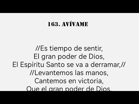 CORO N°163. AVÍVAME