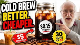 Coffee Shops Charge $6 for a 30-Cent Drink... Make a Week's Worth Tonight