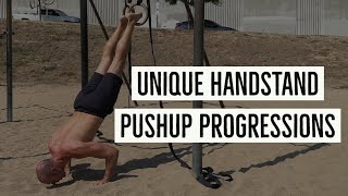 Decline Pike Pushups and Handstand Pushup Progression Tutorial (Utilizing Rings!)