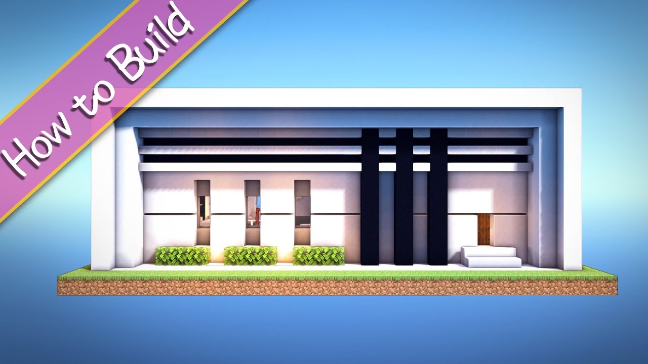 [OSHACRA] Part51 How to build "Tofu" Modern House/おしゃクラ！ 豆腐モダンハウス ...