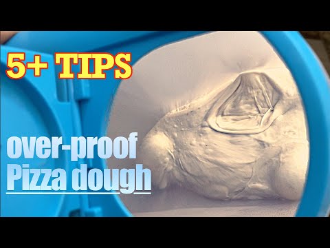 5+ Tips for over proof pizza dough + overload disaster @1:44 ;)