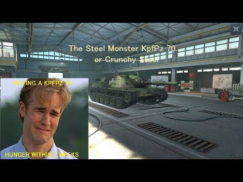 WoT Blitz - KpfPz 70 - Steel Monster or Crunchy Steel