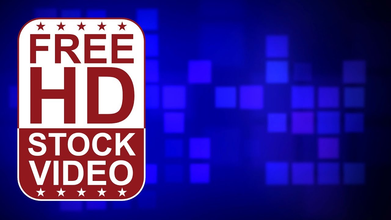 Free Stock Videos - abstract blue squares flashing slowly seamless loop 2D animation