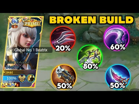 BEATRIX BROKEN DAMAGE!!! ONE SHOT with BLIND SNIPER SHOT MANIAC!🔥