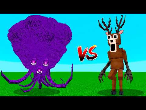 Mega Wither Storm vs The Deer From 99 Nights in The Forest!?