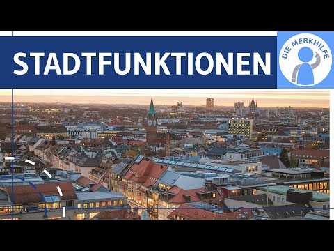 Urban functions - Reasons for cities & differences to rural areas - Economic & settlement geography