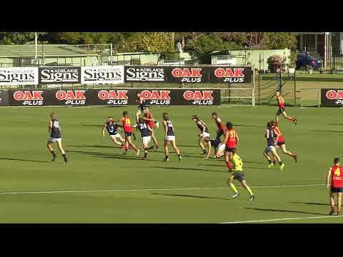 Torrens Uni SA U18 Team - Luke Edwards kicks a beauty v Vic Metro