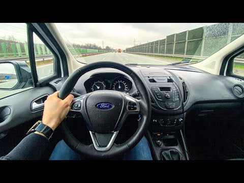 Ford Transit Courier Facelifting 2021 [1.5 TDCi 100HP] | Test Drive #45 | POV Driver. TV
