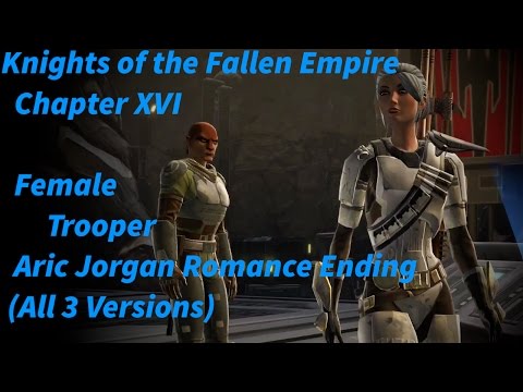 SWTOR KOTFE - Aric Jorgan Romance Ending (Female Trooper, ALL 3 VERSIONS)