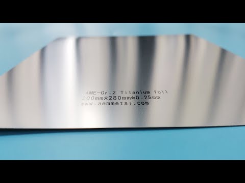 Titanium Foil for Research