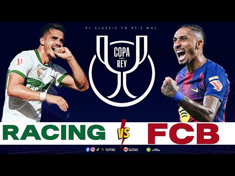 🔴LIVE GAME #copa_del_rey  : RACING SANTANDER 0 - 0 FC BARCELONA