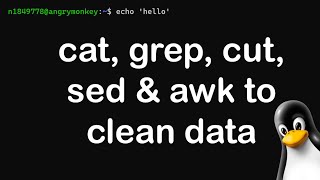 cat, grep, cut, sed and awk to get data about your system - Linux