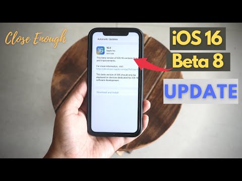iOS 16 Beta 8 Update on iPhone XR !