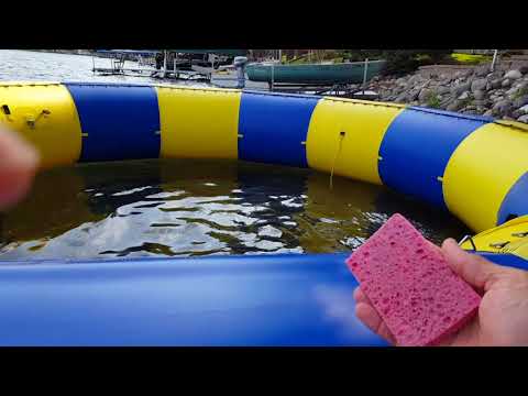 How to take down and clean your Water Trampoline