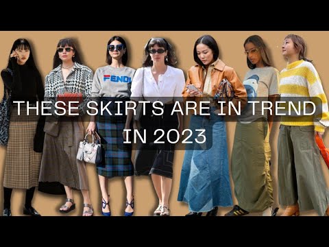 The Hottest Skirt Trends 2023 + outfit ideas