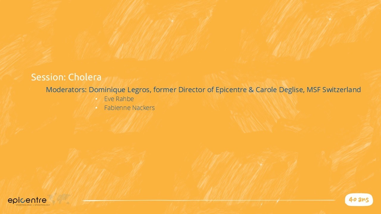 Session | Cholera