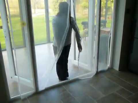 Adjustable Magnetic Flyscreen Door (up to 200cm) - watch the video